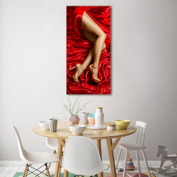 Wall art on glass Satin legs