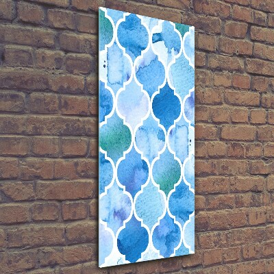 Photo printed on glass Moroccan background