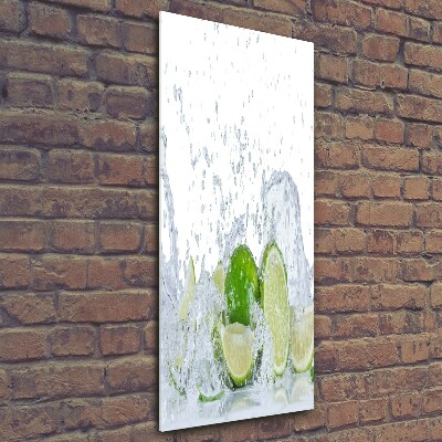 Photo printed on glass Lime