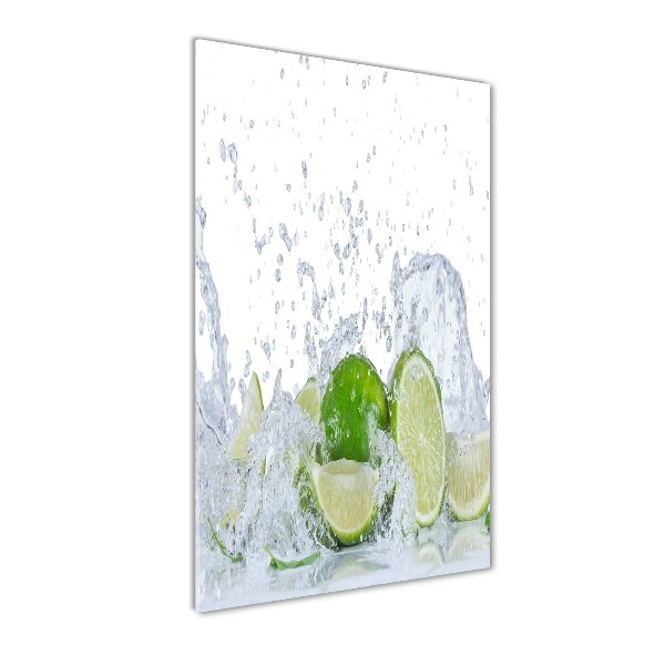 Photo printed on glass Lime