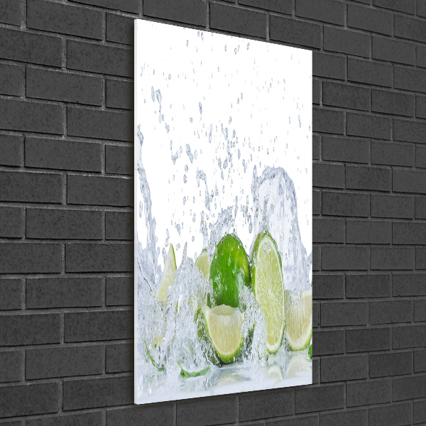 Photo printed on glass Lime