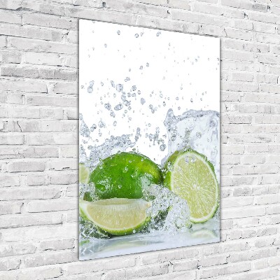 Photo printed on glass Lime