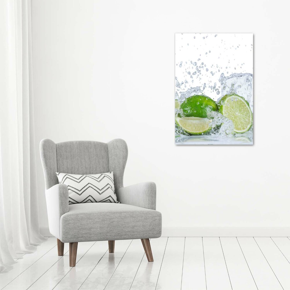 Photo printed on glass Lime