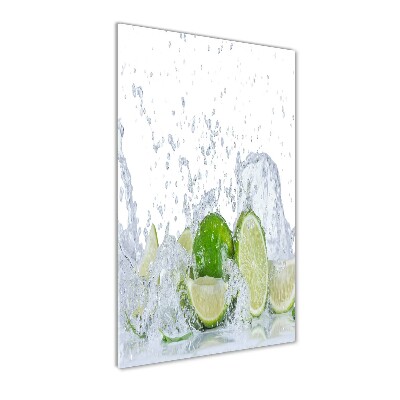 Photo printed on glass Lime