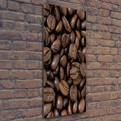 Glass picture wall art Coffee beans