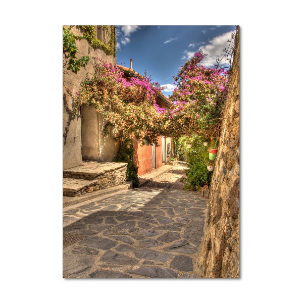 Glass wall art French streets