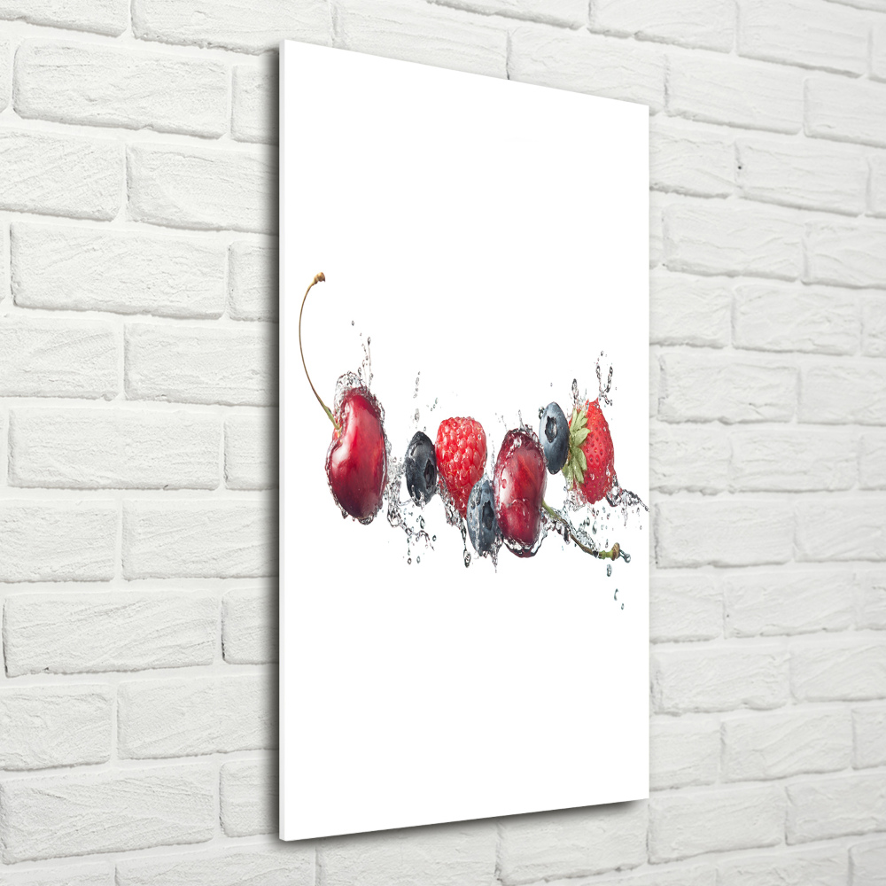 Photo printed on glass Forest fruits