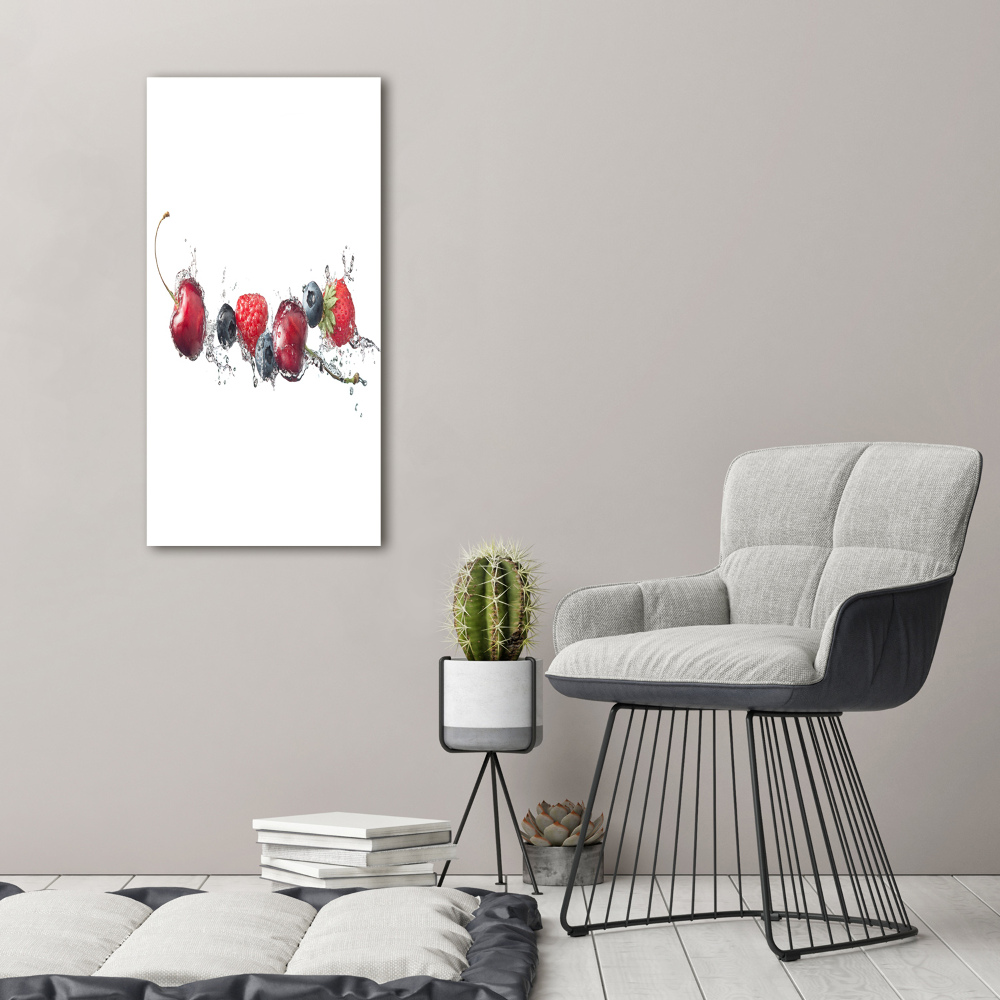 Photo printed on glass Forest fruits