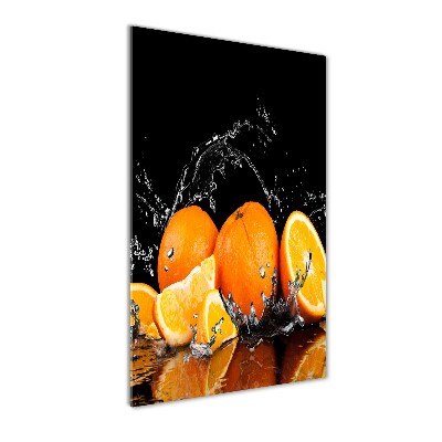 Photo printed on glass Oranges