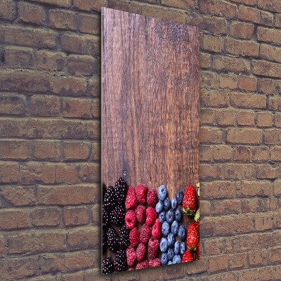 Photo printed on glass Forest fruits