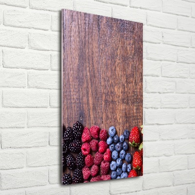 Photo printed on glass Forest fruits