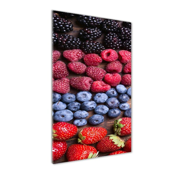 Photo printed on glass Forest fruits