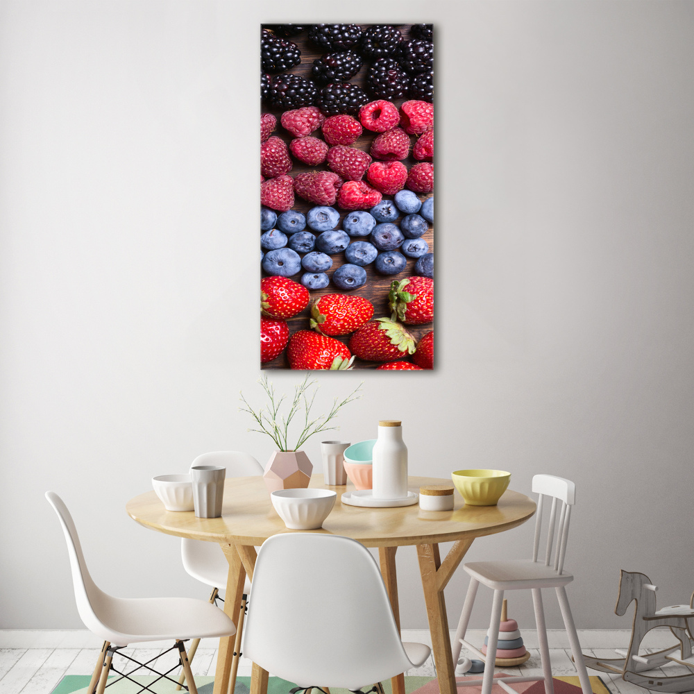 Photo printed on glass Forest fruits