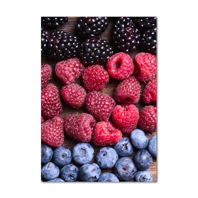 Photo printed on glass Forest fruits