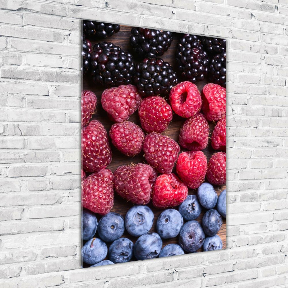 Photo printed on glass Forest fruits