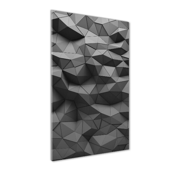 Print on a a glass Abstract 3D background