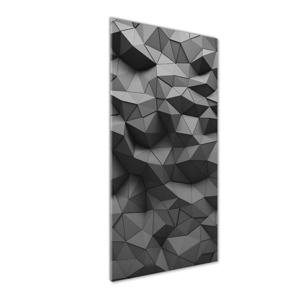 Print on a a glass Abstract 3D background