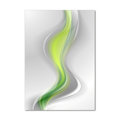 Print on a a glass Wave abstraction