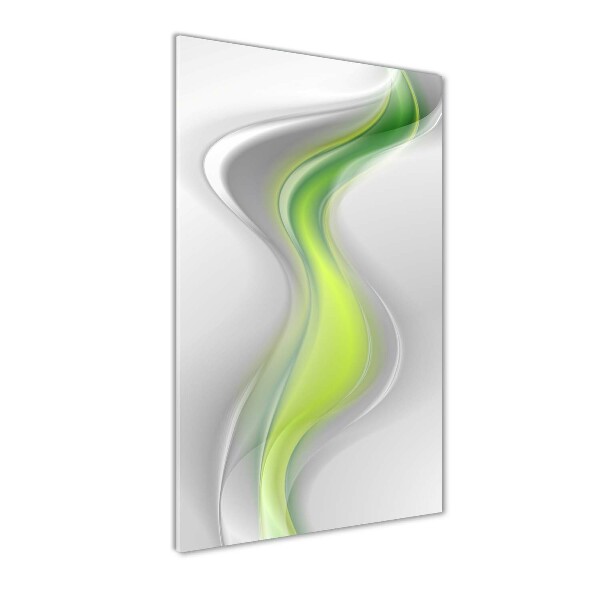 Print on a a glass Wave abstraction