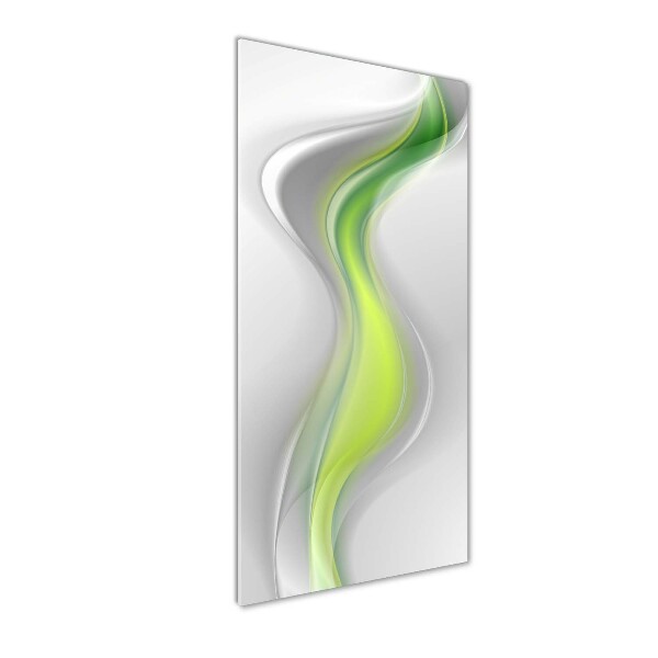 Print on a a glass Wave abstraction