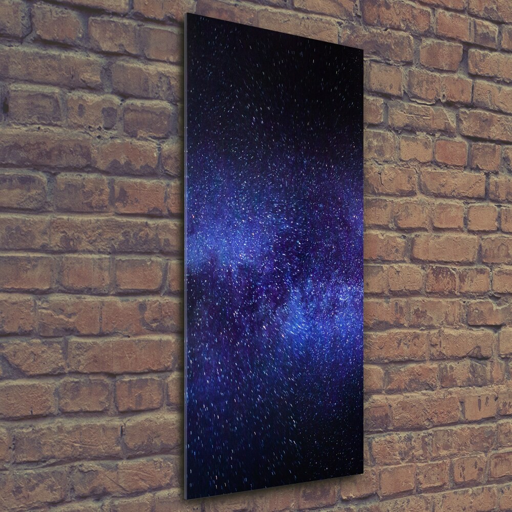 Photo printed on glass Milky Way