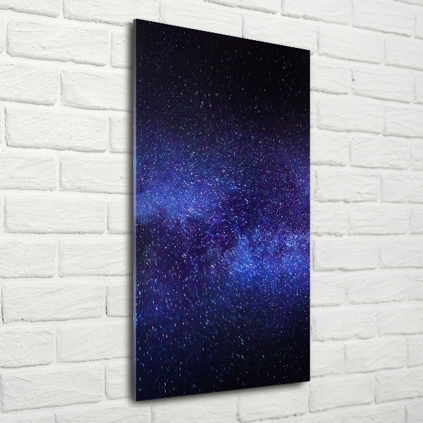 Photo printed on glass Milky Way