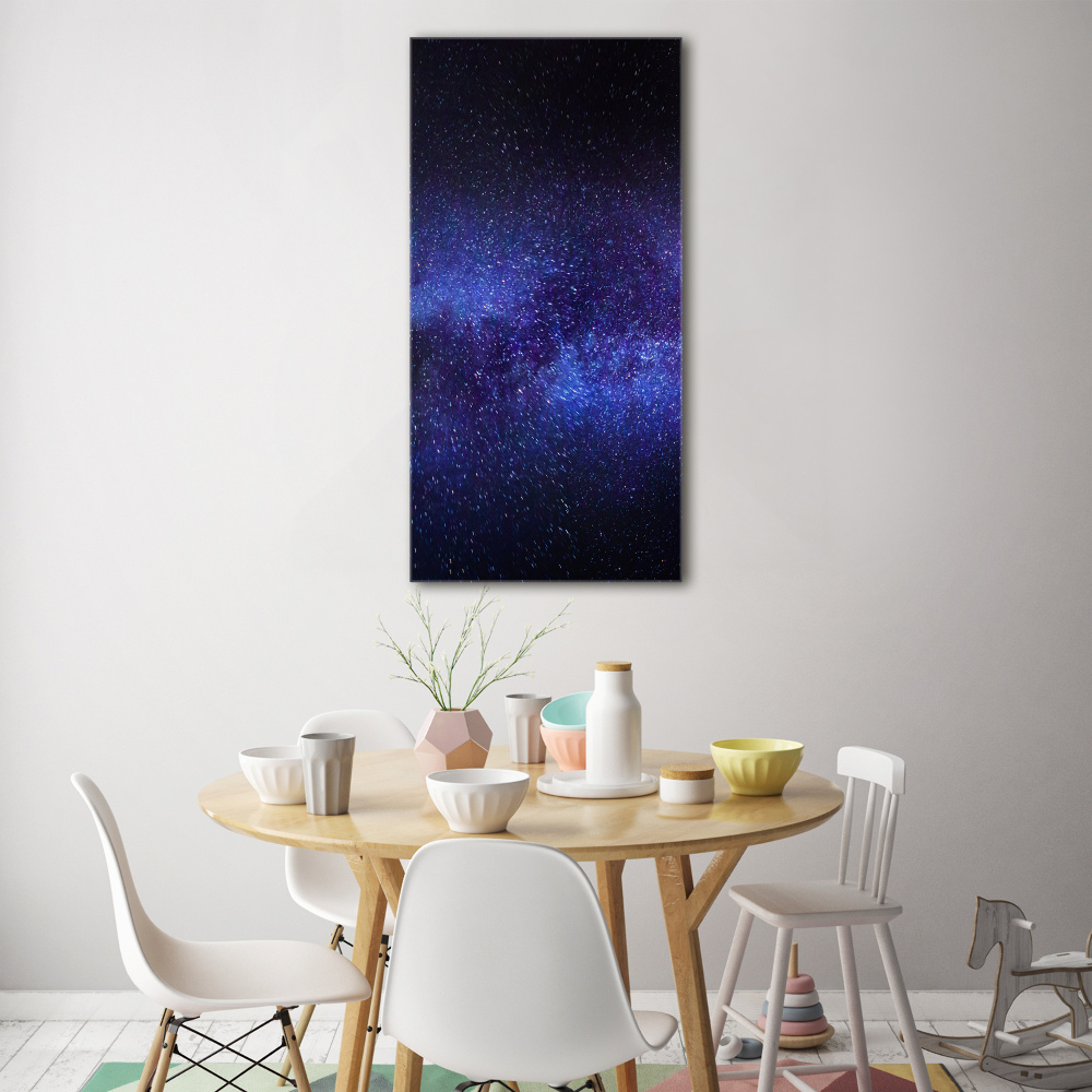 Photo printed on glass Milky Way