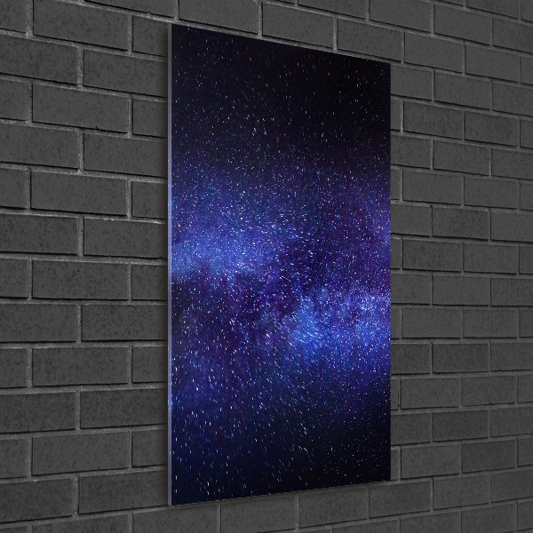 Photo printed on glass Milky Way