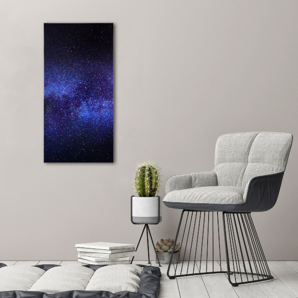 Photo printed on glass Milky Way