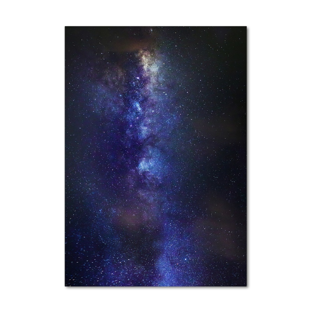 Photo printed on glass Milky Way