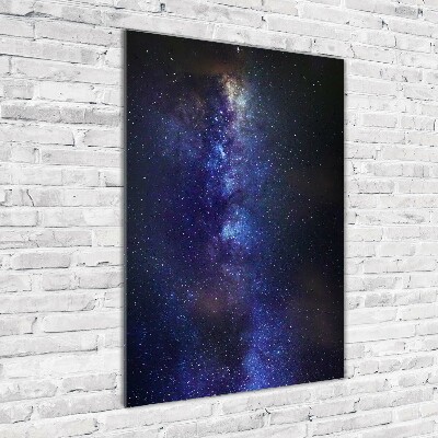 Photo printed on glass Milky Way