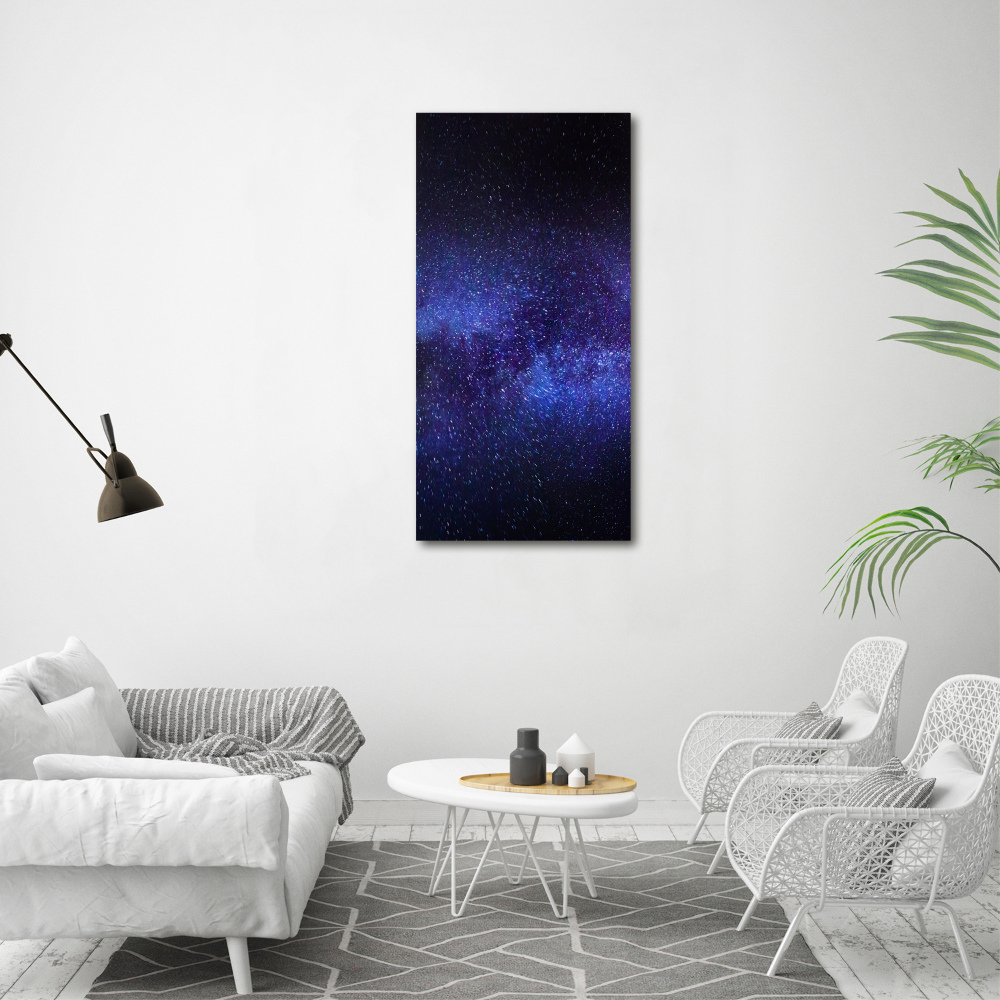 Photo printed on glass Milky Way