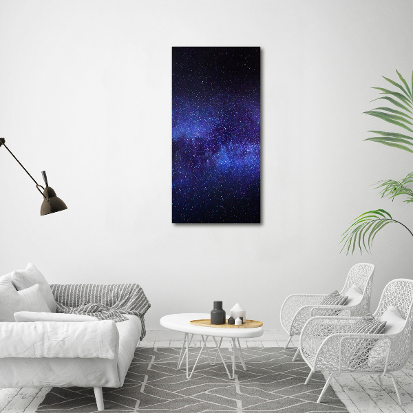 Photo printed on glass Milky Way