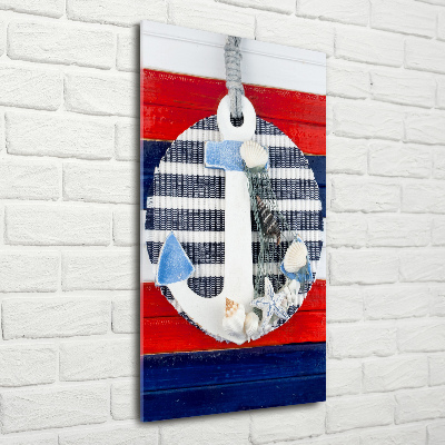 Glass wall art Anchor