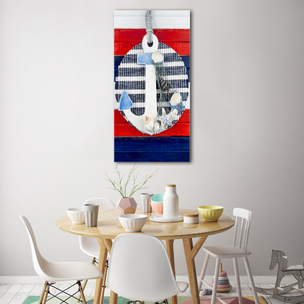 Glass wall art Anchor