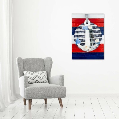 Glass wall art Anchor