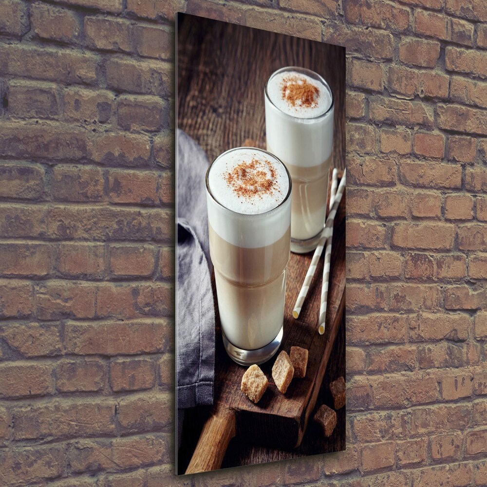 Photo printed on glass Latte