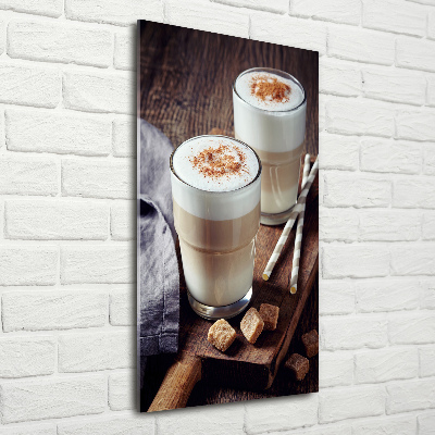 Photo printed on glass Latte