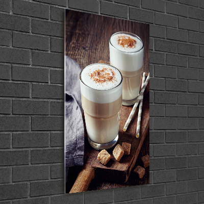 Photo printed on glass Latte