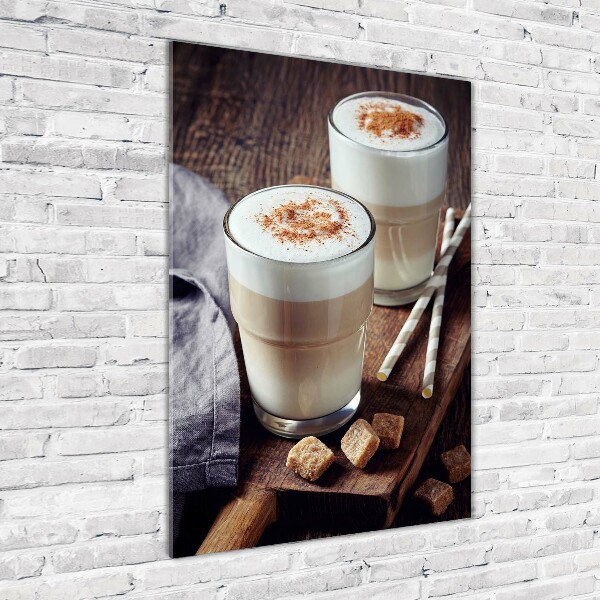 Photo printed on glass Latte