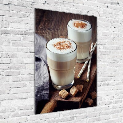 Photo printed on glass Latte