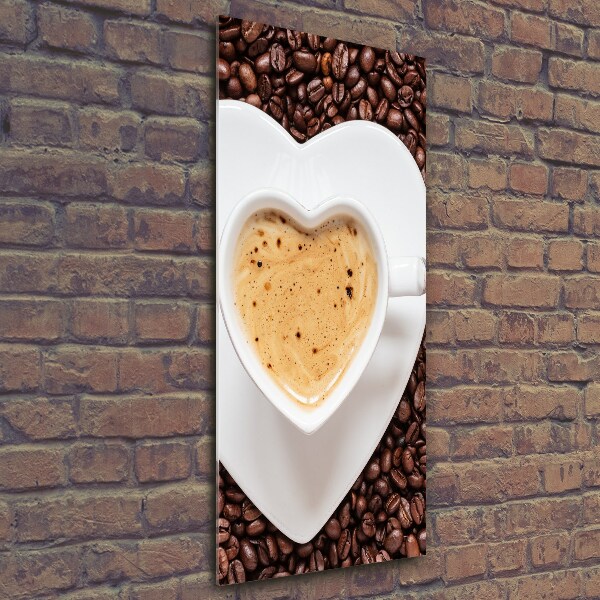 Glass picture wall art Cup of coffee