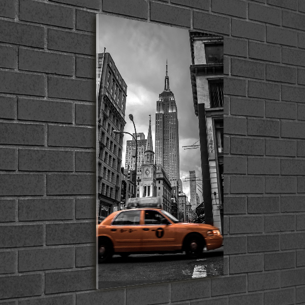 Wall art on glass New York