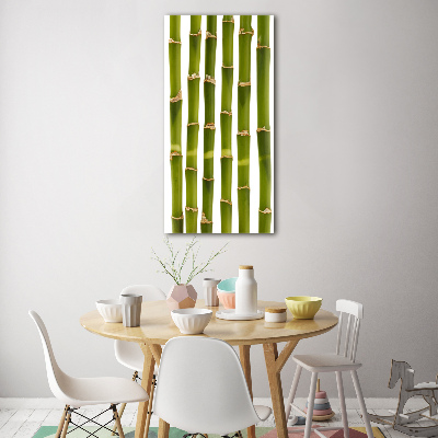 Wall art on glass Bamboo