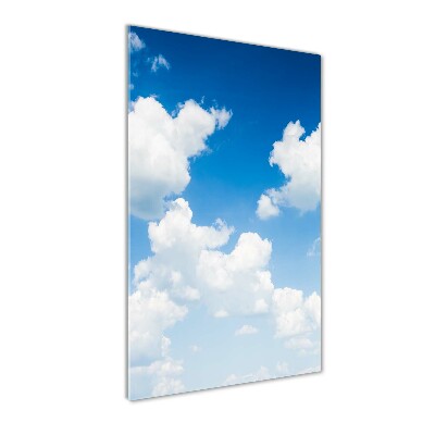 Print on a a glass Clouds in the sky