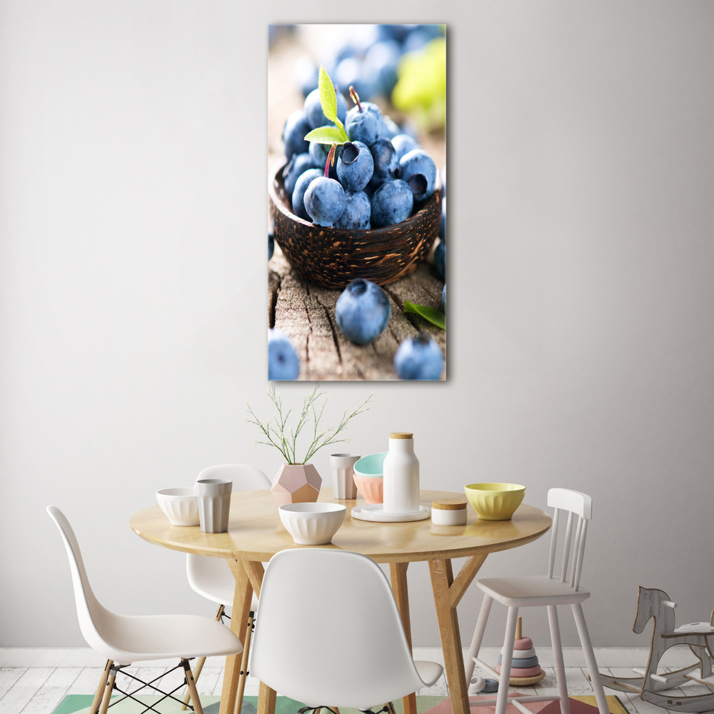 Wall art on glass Berries