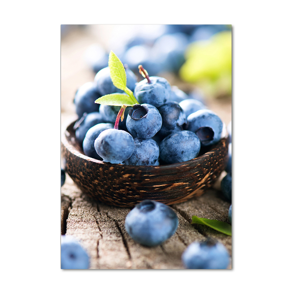 Wall art on glass Berries