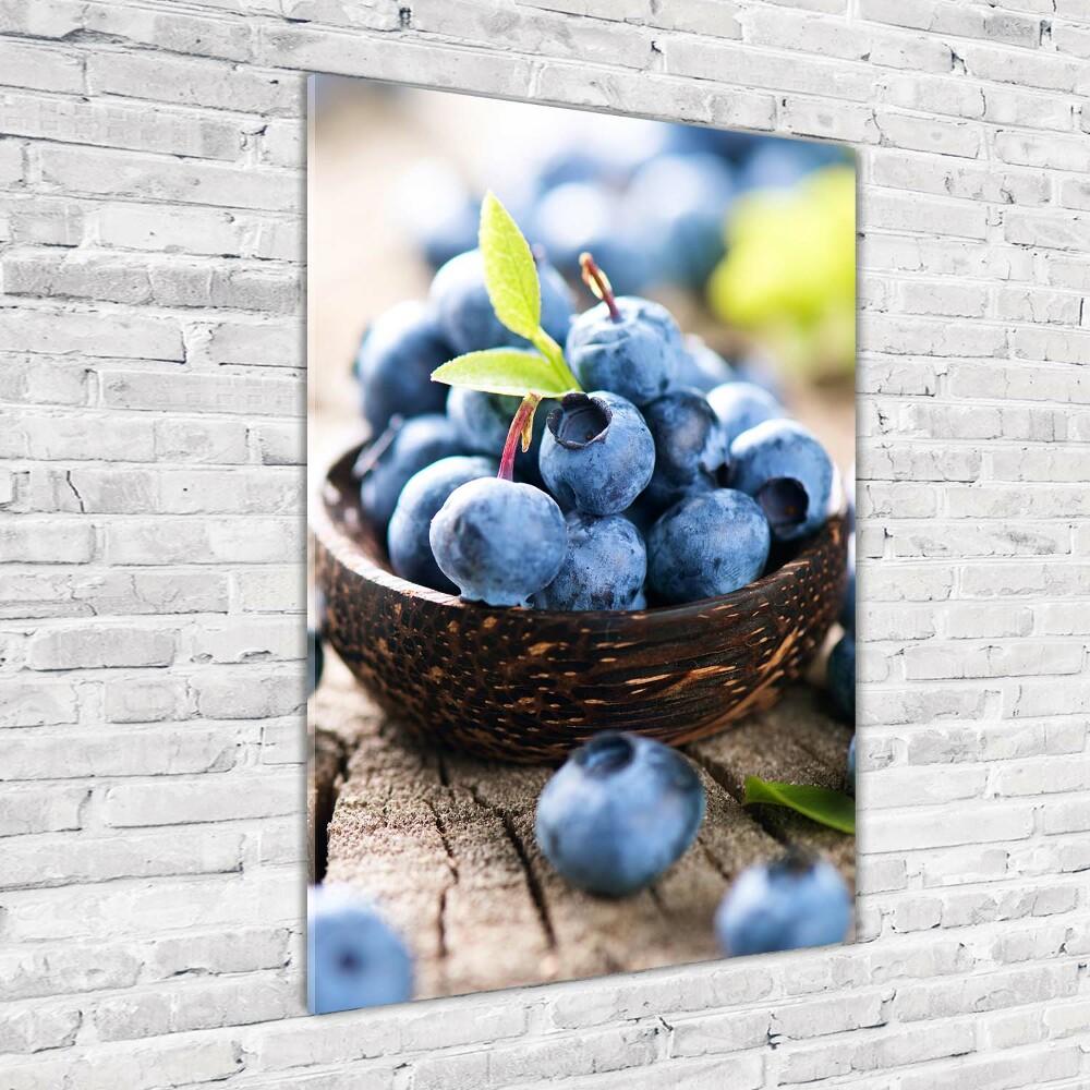 Wall art on glass Berries