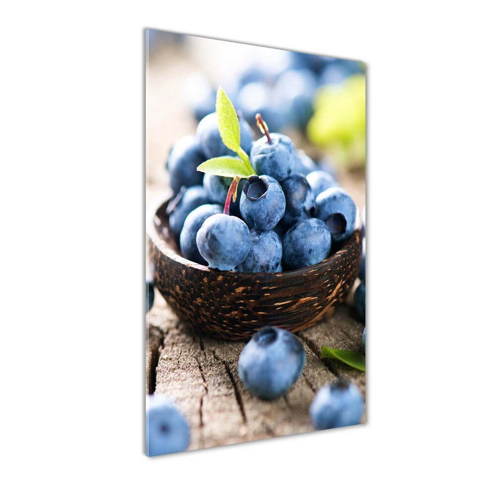 Wall art on glass Berries