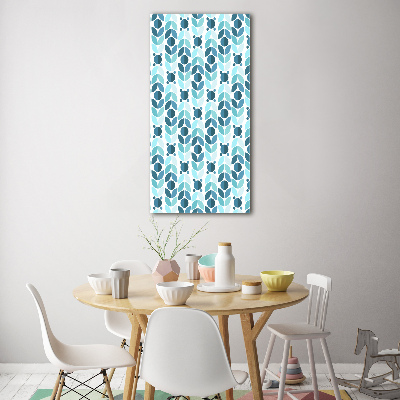 Photo printed on glass Geometric background